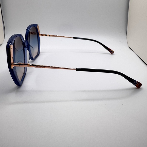 MISSONI - Rose Gold and blue frame sunglasses - NWT - 56-18-145 - giftable - Picture 7 of 12